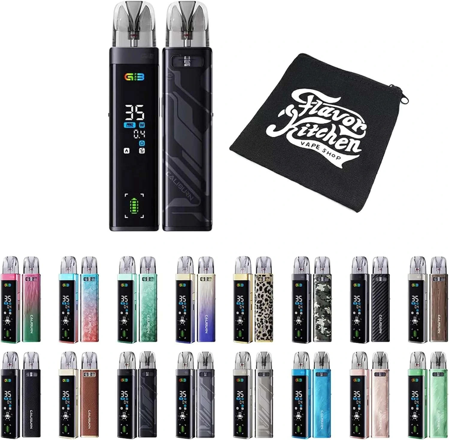 UWELL Caliburn G3 PRO 咖哩棒電子煙主機 | 35W輸出・G3煙彈通用 | 智能功率調節